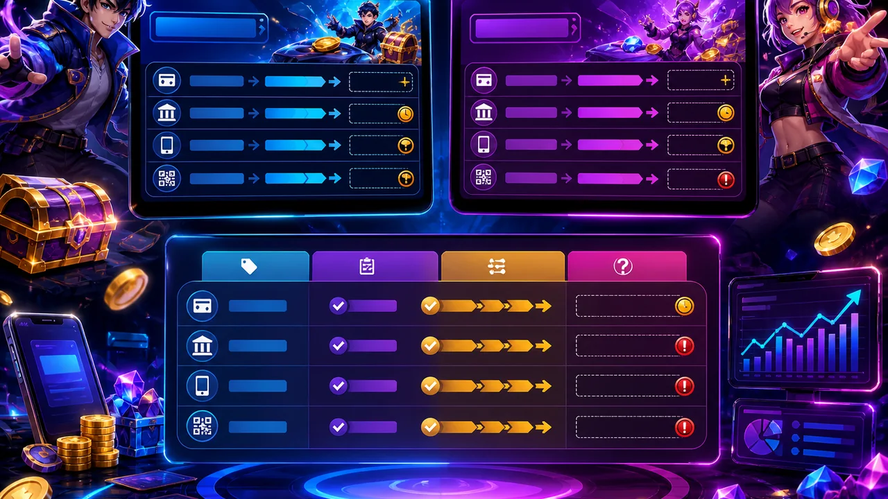 Theo dõi lựa chọn thanh toán và xu hướng game: case study so sánh cách diễn đạt j88
